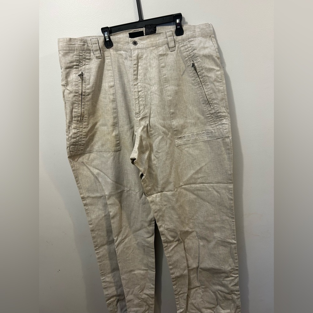 Vintage 90s Rocawear Light Tan Cargo Pants 38x32